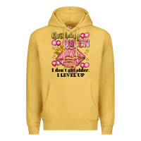 Antique Gold birthday queen i dont get older i level up Premium Hoodie - Artiststas