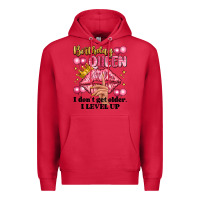 Cardinal birthday queen i dont get older i level up Premium Hoodie - Artiststas