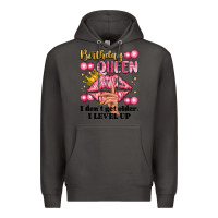 Smoke birthday queen i dont get older i level up Premium Hoodie - Artiststas