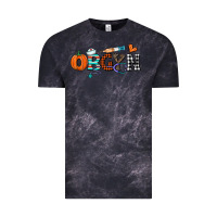 Cloud Black obgyn Vintage Tee - CowhideDigitalArt