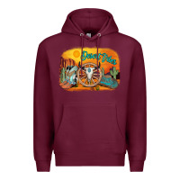 Burgundy desert vibes Premium Hoodie - AdoDesignShop