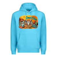 Ocean Blue desert vibes Premium Hoodie - AdoDesignShop