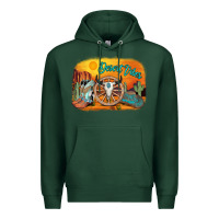 Sports Green desert vibes Premium Hoodie - AdoDesignShop