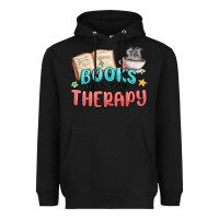 Black books are my therapy Heavyweight Hoodie - MaliasSmallBusiness
