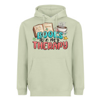 Matcha books are my therapy Heavyweight Hoodie - MaliasSmallBusiness