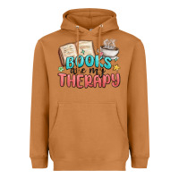 Meerkat books are my therapy Heavyweight Hoodie - MaliasSmallBusiness