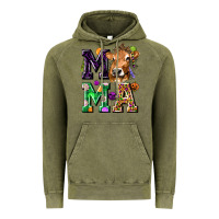 Vintage Olive Mama Cow Halloween Vintage Hoodie - texasbilliewilder