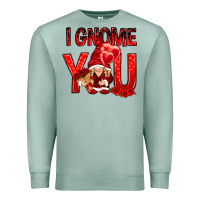 Seafoam i gnome you with roses Premium Sweatshirt - NancyCooperArtShop