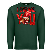 Sports Green i gnome you with roses Premium Sweatshirt - NancyCooperArtShop