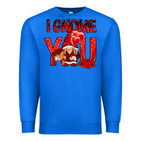 True Royal i gnome you with roses Premium Sweatshirt - NancyCooperArtShop
