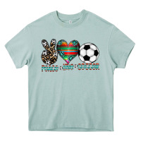 Arona peace love soccer Heavy Core Tee - CowhideDigitalArt