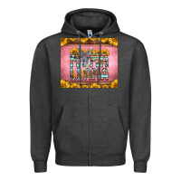 Charcoal Heather mama llama sunflowers Zipper Hoodie - LillyAllenDesigns