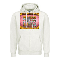 Oatmeal Heather mama llama sunflowers Zipper Hoodie - LillyAllenDesigns