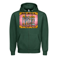 Sports Green mama llama sunflowers Zipper Hoodie - LillyAllenDesigns