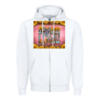 White mama llama sunflowers Zipper Hoodie - LillyAllenDesigns