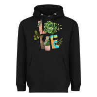 Black plant love Heavyweight Hoodie - NancyCooperArtShop