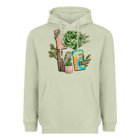 Matcha plant love Heavyweight Hoodie - NancyCooperArtShop