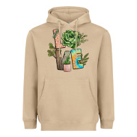 Mushroom plant love Heavyweight Hoodie - NancyCooperArtShop