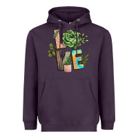 Plum plant love Heavyweight Hoodie - NancyCooperArtShop