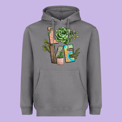 Plant Love Heavyweight Hoodie Designed By Nancycooperartshop