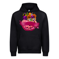 Black Personalized Girl Halloween Candy Urban Hoodie - texasbilliewilder