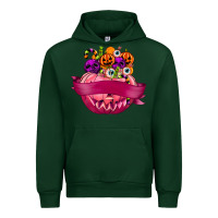 Forest Green Personalized Girl Halloween Candy Urban Hoodie - texasbilliewilder
