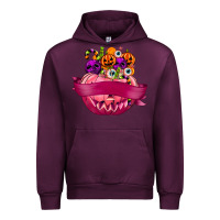 Mauve Wine Personalized Girl Halloween Candy Urban Hoodie - texasbilliewilder