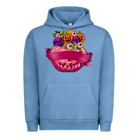 Pigment Pebble Blue Personalized Girl Halloween Candy Urban Hoodie - texasbilliewilder