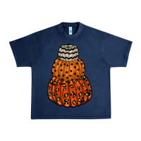 Navy pumpkin halloween Urban Heavy Tee - RacoonDesign