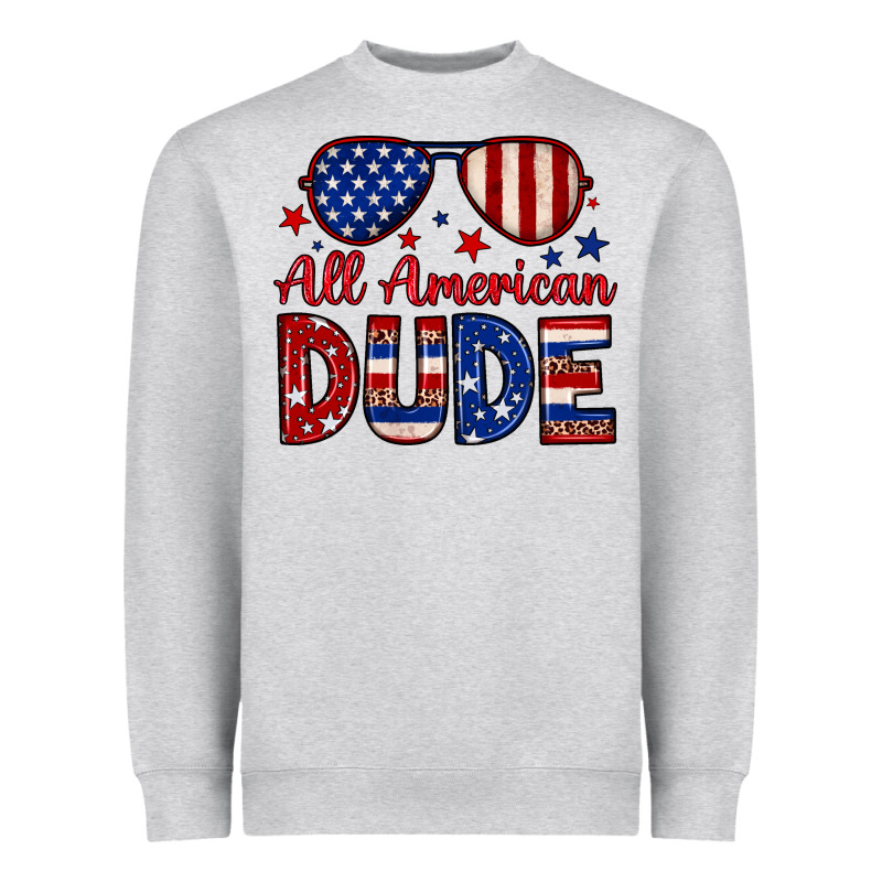 All American Dude Heavyweight Sweatshirt by Neo Western | Teevron