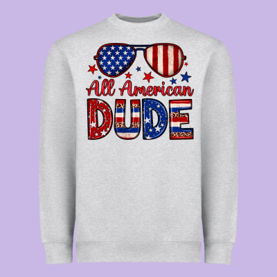 All American Dude Heavyweight Sweatshirt Designed By Neo Western
