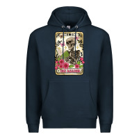 Navy the reader tarot card Premium Hoodie - Artiststas