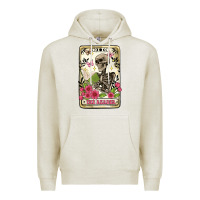 Oatmeal Heather the reader tarot card Premium Hoodie - Artiststas