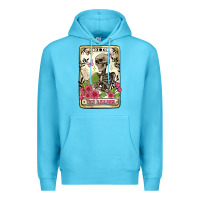 Ocean Blue the reader tarot card Premium Hoodie - Artiststas