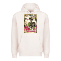 Pale Pink the reader tarot card Premium Hoodie - Artiststas