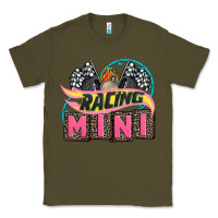 Army Green racing mini with racing oto equipment Classic Tee - AdoDesignShop