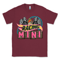 Burgundy racing mini with racing oto equipment Classic Tee - AdoDesignShop
