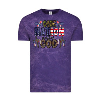 Cloud Purple one nation under god Vintage Tee - CowhideDigitalArt