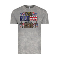 Cloud Rock one nation under god Vintage Tee - CowhideDigitalArt