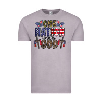 Vintage Zinc one nation under god Vintage Tee - CowhideDigitalArt