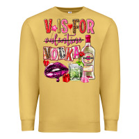 Antique Gold v is for vodka Premium Sweatshirt - NancyCooperArtShop