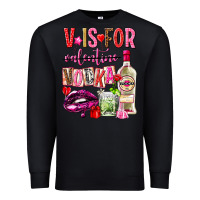 Black v is for vodka Premium Sweatshirt - NancyCooperArtShop