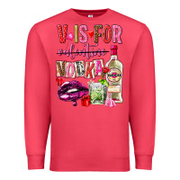 Cardinal v is for vodka Premium Sweatshirt - NancyCooperArtShop