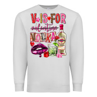 Dove Grey v is for vodka Premium Sweatshirt - NancyCooperArtShop
