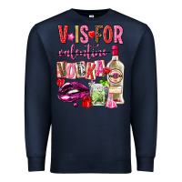 Navy v is for vodka Premium Sweatshirt - NancyCooperArtShop