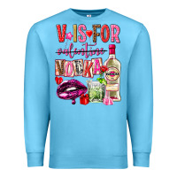 Ocean Blue v is for vodka Premium Sweatshirt - NancyCooperArtShop