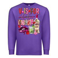 Purple v is for vodka Premium Sweatshirt - NancyCooperArtShop