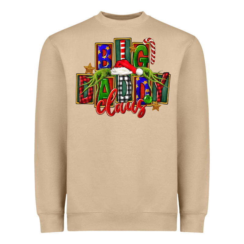 Christmas Big Daddy Claus Heavyweight Sweatshirt by FaDigitalArtStudio | Teevron