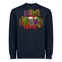 Navy Christmas big daddy claus Heavyweight Sweatshirt - FaDigitalArtStudio
