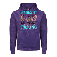 Cloud Purple yet,despite the look on my face you are still talk Vintage Hoodie - Zillion Design Studio